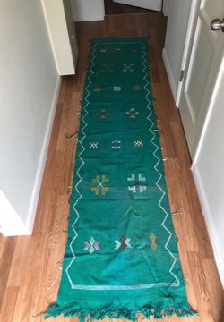 Cactus silk tapestry rug