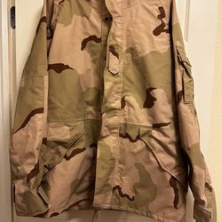 Parka, Cold Weather, Desert Camouflage, Waterproof By Valley Apparel, LLC