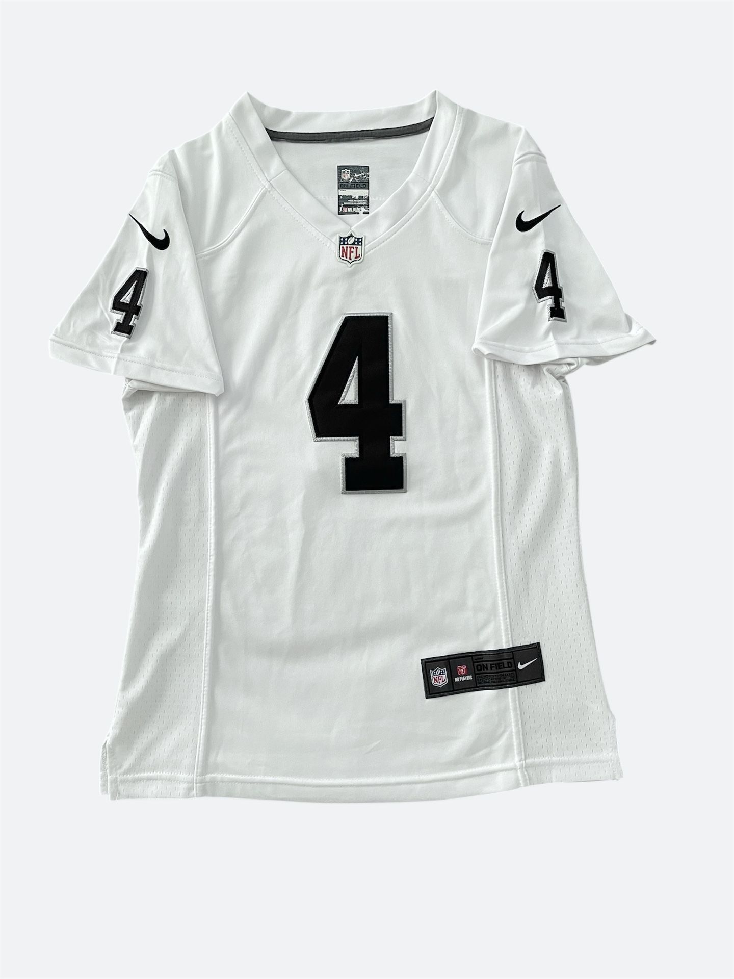 Derek Carr Oakland Raiders white Nike NFL women’s jersey Size Small