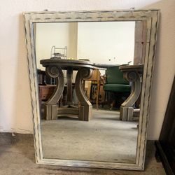Old Metal Framed Mirror