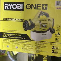 New Ryobi Electrostatic Sprayer Kit W 2.0 Battery And Charger New 