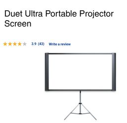 80 In Portable Projection Screen