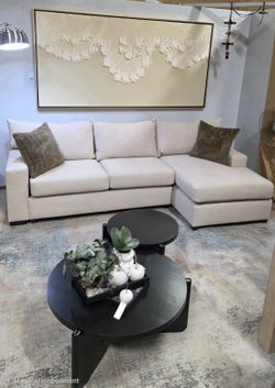 Proudly Made In USA 2 pc Contemporary Custom-Made sectional