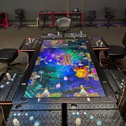 Commercial 85" Fish Game Tables (8-Player & 10-Player