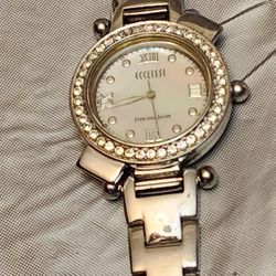 Watch #22340 Swarovski Crystals Sterling Band

