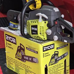 New RYOBI 14 in. 37cc 2-Cycle Gas Chainsaw