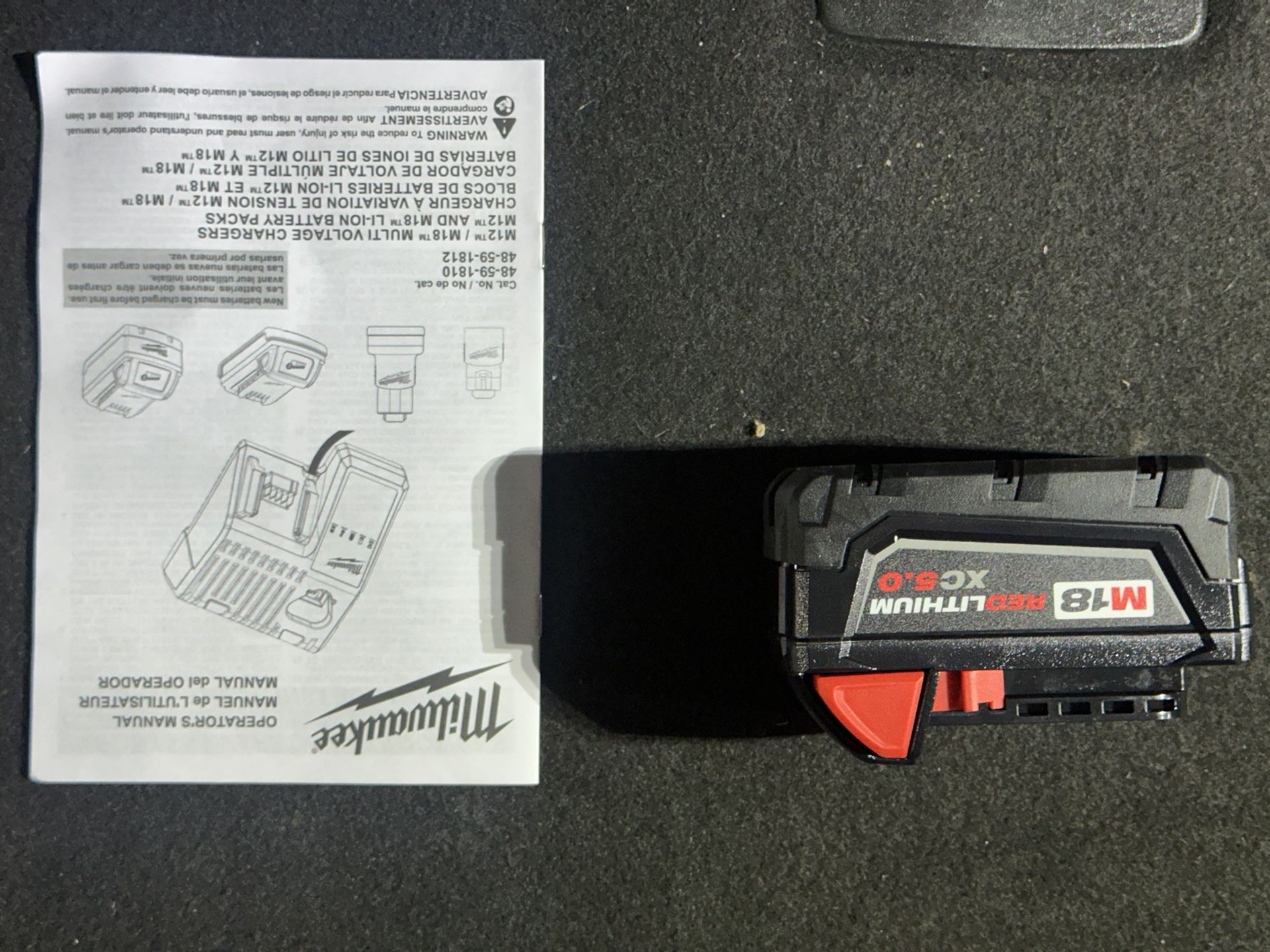 Battery Milwaukee M18 5.0 / Batería 5.0 M18