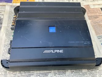 Alpine 5 Channel Amp (Powers on but no sounds)