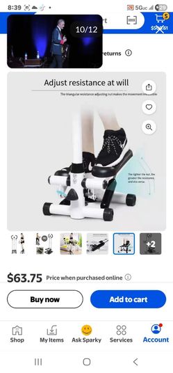 Exercising with cell phone holder