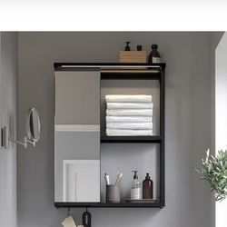 Wall Shelf With Mirror 