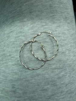 Sterling Silver Hoop Earrings