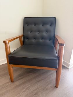 Faux Leather Chair