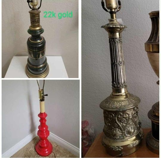 Vintage MCM Table Lamp Various Prices