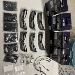 Sharp 3D Glasses (6 Pairs)
