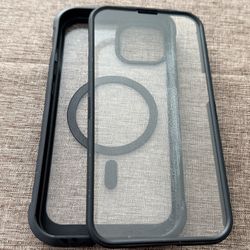 iPhone 13 Magnetic Case - Black (Front & Back Cover)