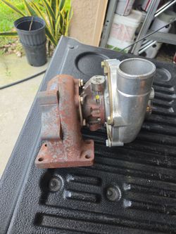 Turbocharger with Exhaust Housing and Compressor