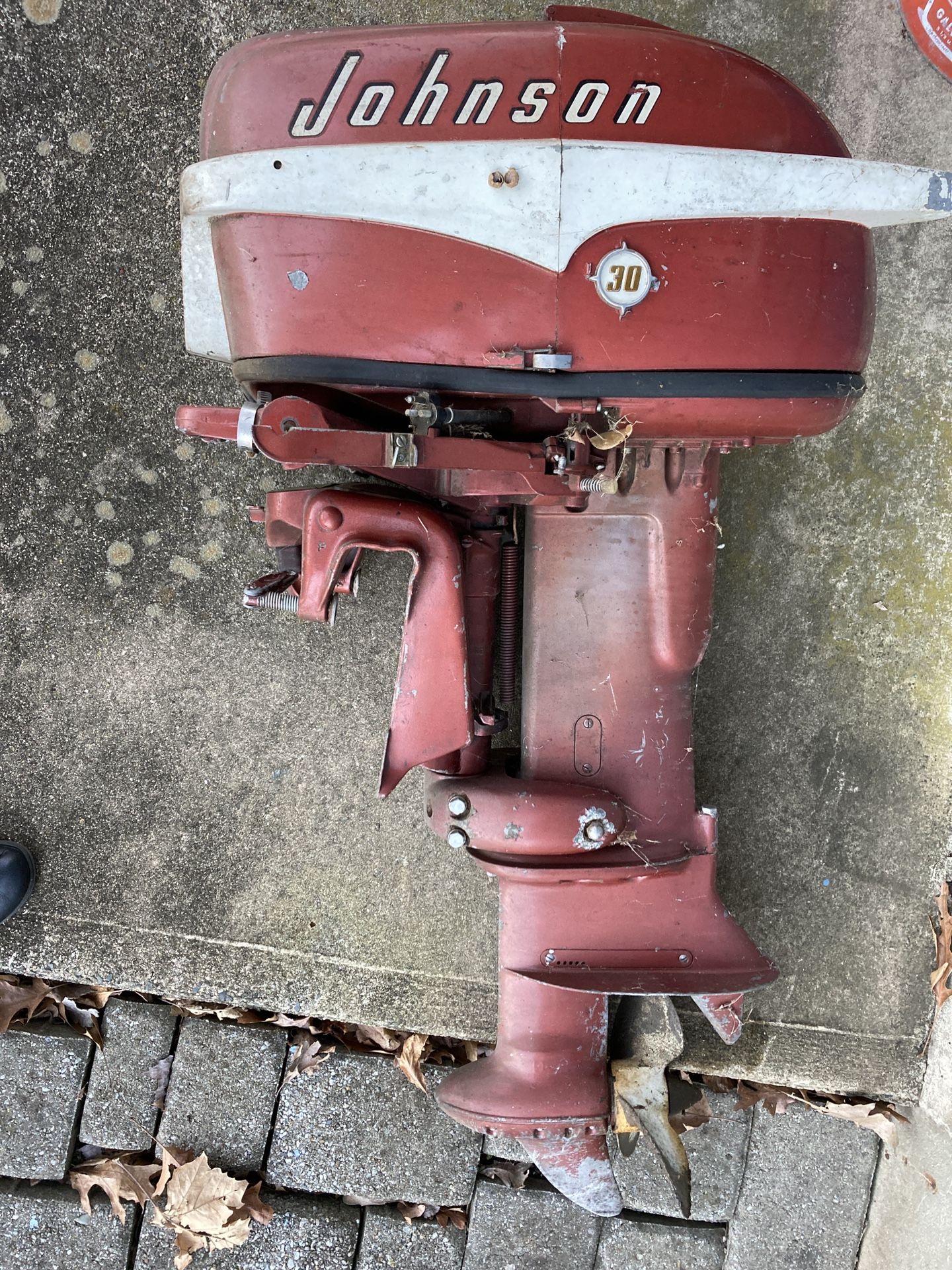 Vintage 1950 Or 1960 Johnson Seahorse 30 HP Outboard Motor