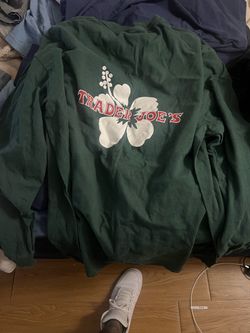 Dark green Trader Joe's long sleeve 2XL