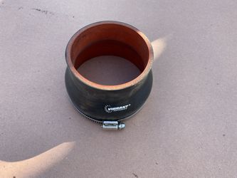 Vibrant Performance 2777 Black 4 Ply Reducer Coupling, 4" x 5"