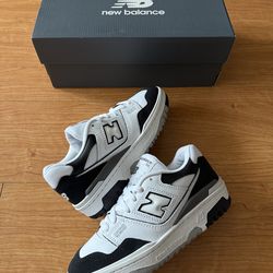NEW New Balance 550 White Black Rain Cloud (2022) Size 4Y/5.5 Women’s