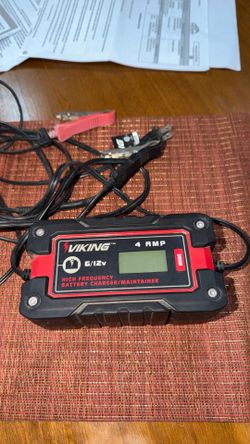 Viking 63350 4 Amp Fully Automatic Microprocessor Controlled Battery Charger