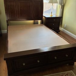 A New Bed Full Size With 2 Storage Draws - $500