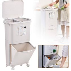 Recycling Pedal Bin For Kitchen Waste 