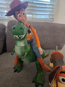 Woody, slinky and Rex toy story.