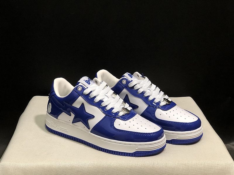 Blue Bape Sneakers