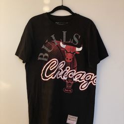 Mitchell & Ness NBA Chicago Bulls Black Shirt Size M Official Licensed