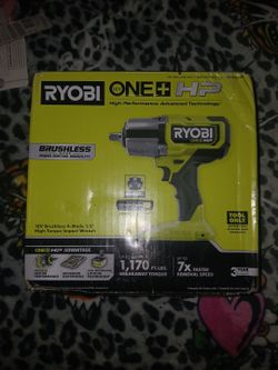 Ryobi 18v brushless 4-mode 1/2" High torque impact wrench