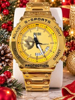 BIBI S-Sports Gold Quartz Watch