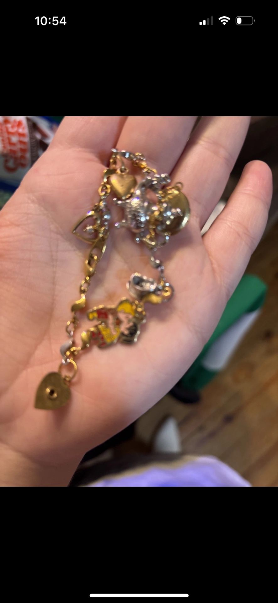 Golden Charm Bracelet