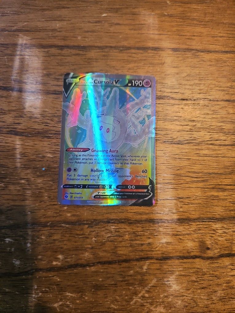 Pokémon Cards. IT IS a V . 50.00.
