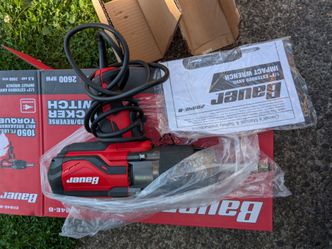 BAUER 8.5 Amp, 1/2 in. Impact Wrench with 2 in. Extended Anv