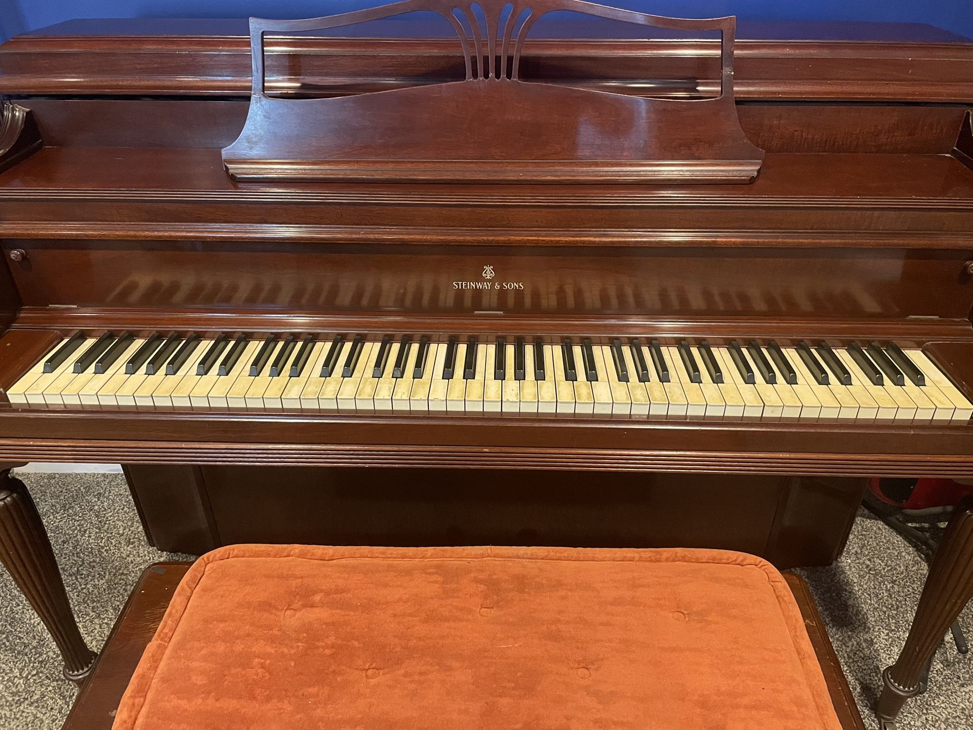 Steinway & Sons Upright Piano