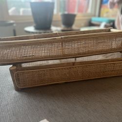 Woven Rattan Planter Shelves (2) by Magnolia