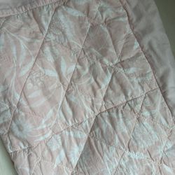 aden + anais Toddler-Bed Weighted Blanket  Cotton Shell – Machine Washable, Ophelia (Pink) $40 