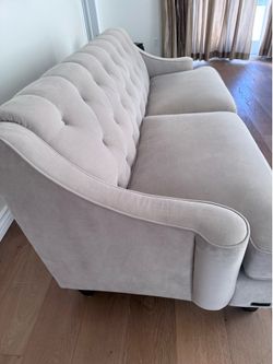 Abbyson tufted sofa