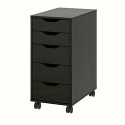 Ikea Alex 5 Drawer Desk Unit Cabinet Storage Organizer