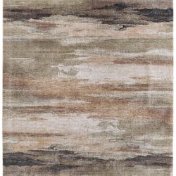 New Feizy Pearson 39SBF Green/Ivory/Brown Area Rug 7 X 10 $1900