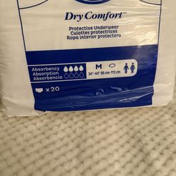  TENA Dry Comfort  Incontinence Underwear, Moderate Absorbency, Unisex