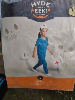 Girls Nurse Costume, Size Large