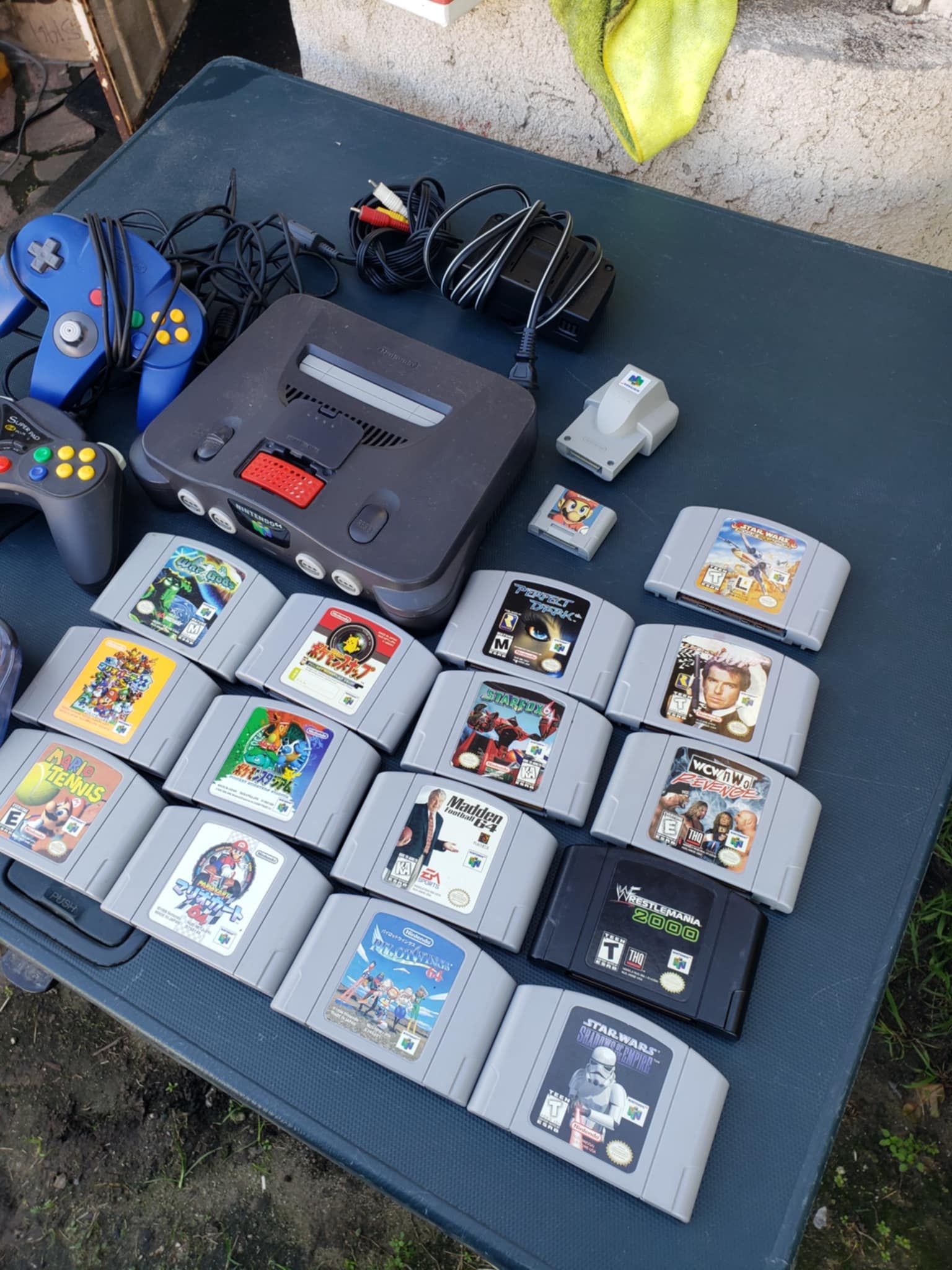 As All Separate. Is $30! per Game x15. Plus $25 per Control. Plus $50 red Graphics. $30! Rumble packed. $150! Nintendo N64 N 64 0 Games 1 Control. Tra