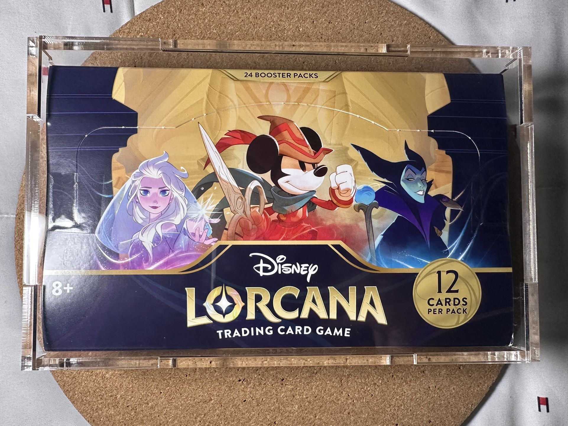 Disney Lorcana First Print (2023) The First Chapter Booster Box w/ Acrylic Case