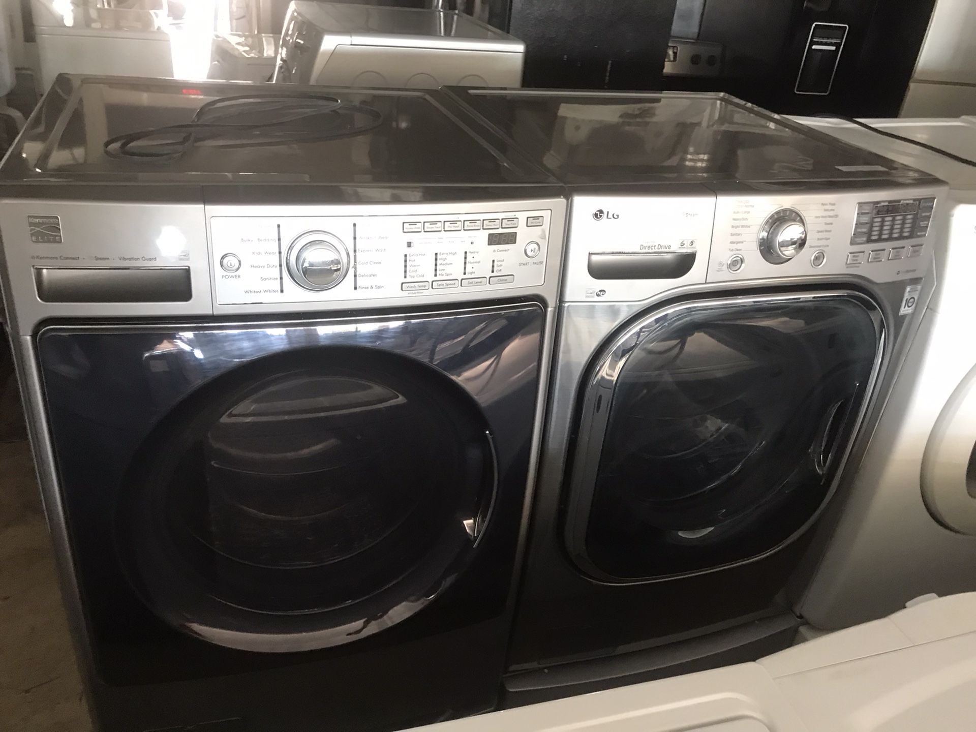 KENMORE DRYER AND LG WASHER