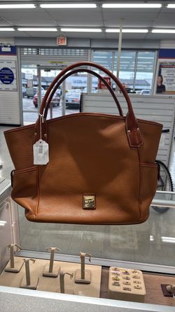 Dooney & Bourke Brown Leather Tote Bag