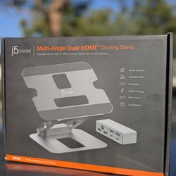 NEW IN-BOX! Multi-Angle Dual HDMIM
Docking Stand