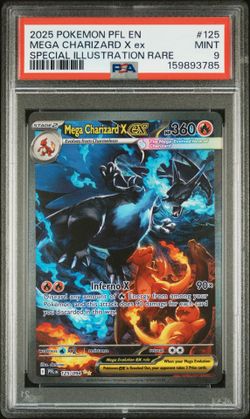 PSA 9 Mega Charizard X ex Special Illustration Rare