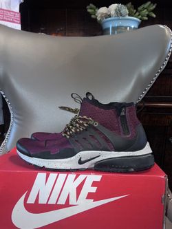 Air presto mid utility, Bordeaux ‘SIZE 10’